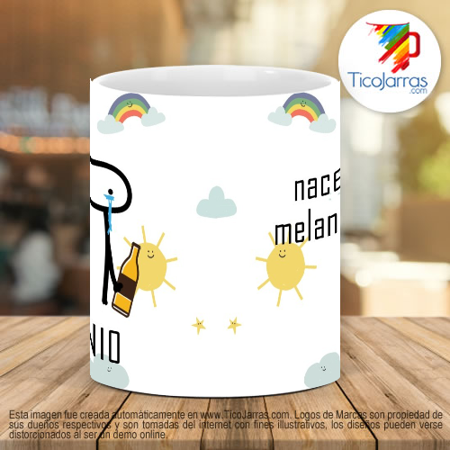 Tazas Personalizadas Junio, nacen lo melancólicos