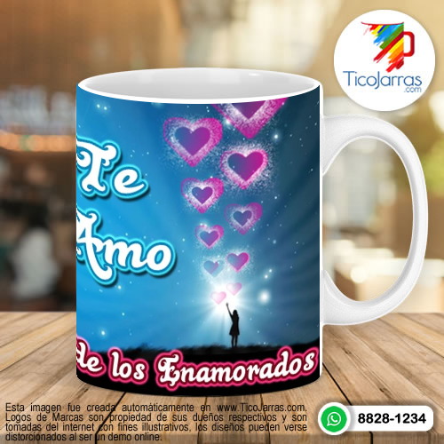 Diseños Personalizadas Te amo Feliz Día de los Enamorados