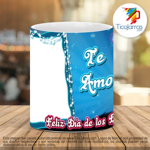 Tazas Personalizadas en Costa Rica Te amo Feliz Día de los Enamorados