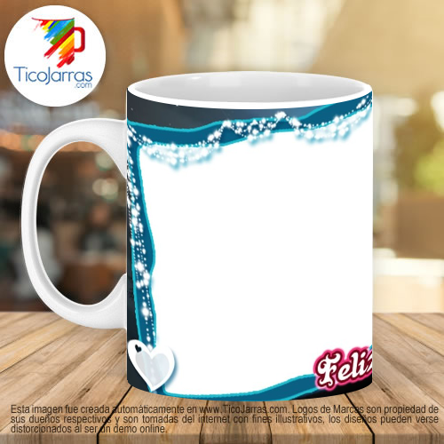 Jarras Personalizadas Te amo Feliz Día de los Enamorados