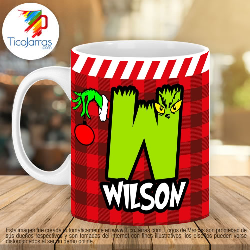 Grinch para nombre con W