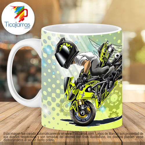 Jarras Personalizadas Feliz Día  Biker