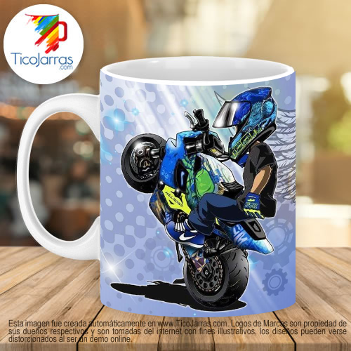 Jarras Personalizadas Feliz Día  Biker