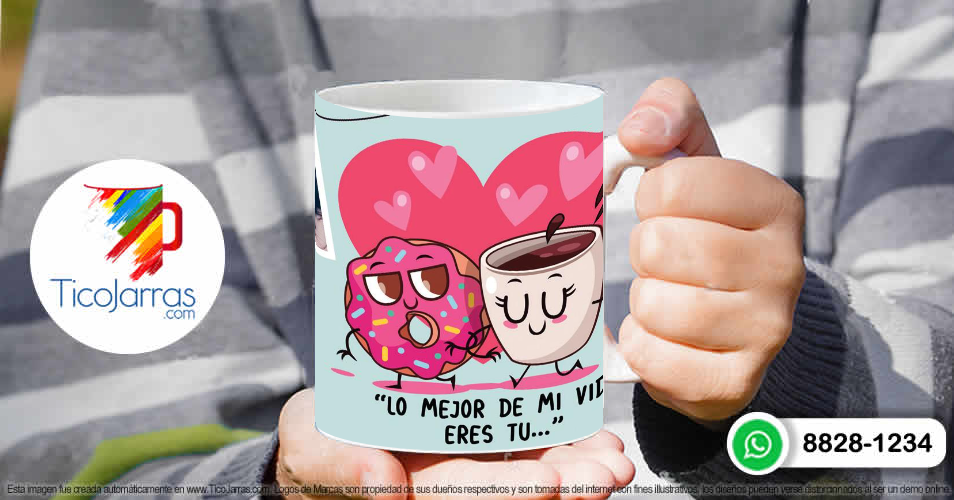 Tazas Personalizadas en Costa Rica SPOTYFY- Lo mejor de mi vida eres tu