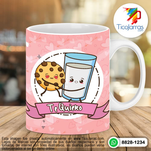 Tazas Personalizadas en Costa Rica Solo tú sabes cómo endulzarme la vida te quiero