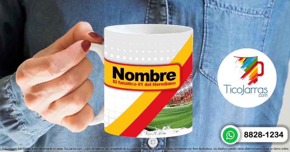 Artículos Personalizados Taza del Herediano con Nombre personalizado