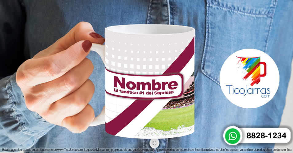 Artículos Personalizados Taza de Saprissa personalizada