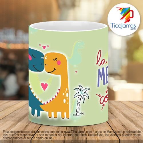 Tazas Personalizadas La vida es mejor contigo