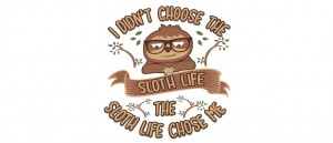 I did not chose the sloth life 