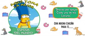 Aquí toma los Simpsons - Esposa