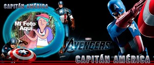 Jarra Capitán America Personalizada
