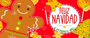 Feliz navidad muñeco de gengibre