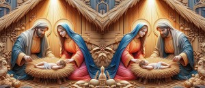 Nacimiento, portal de Dios