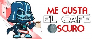 Me gusta el café oscuro Star Wars