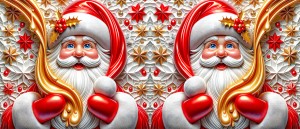 Santa Efecto 3D