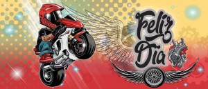 Biker Red Feliz Día