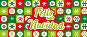 Feliz navidad estampado navideño