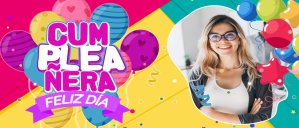 Cumpleañera, con foto