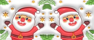 Navidad - Santa inflado 