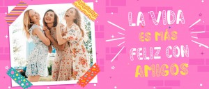 La vida es más feliz con amigos
