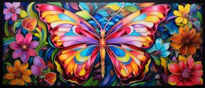 Mariposa hermosa