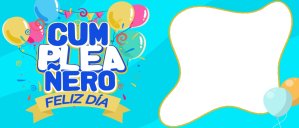 Cumpleañero Feliz Día con foto