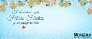 Felices Fiestas Gracias