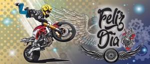 Biker Fly Feliz Día