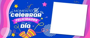 Momento de Celebrar Cumpleaños, con foto