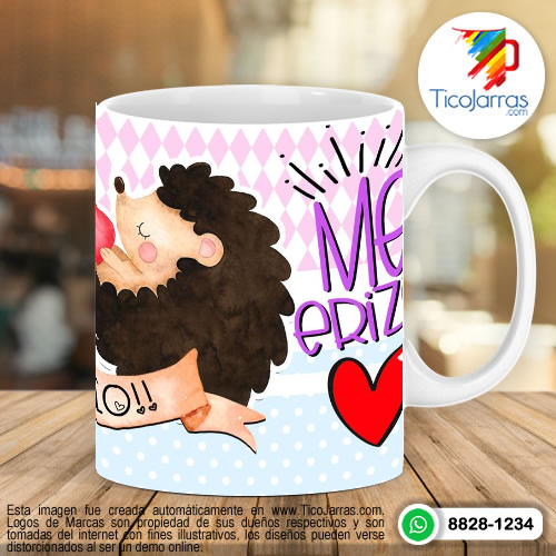 Diseños Personalizadas Cuando me miras me erizo