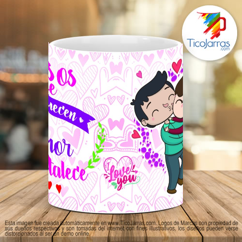 Tazas Personalizadas Tus Besos me enloquesen