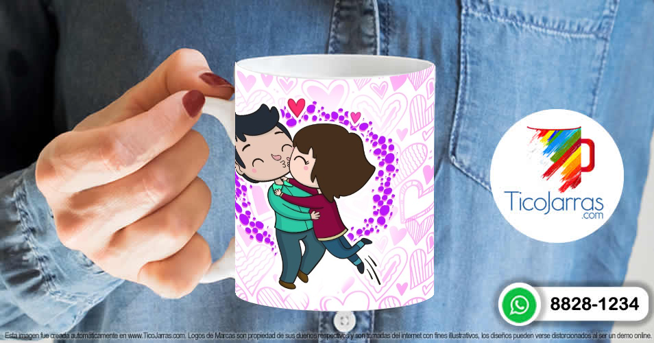 Tazas Personalizadas en Costa Rica Tus Besos me enloquesen