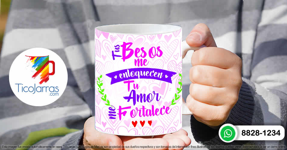 Artículos Personalizados Tus Besos me enloquesen