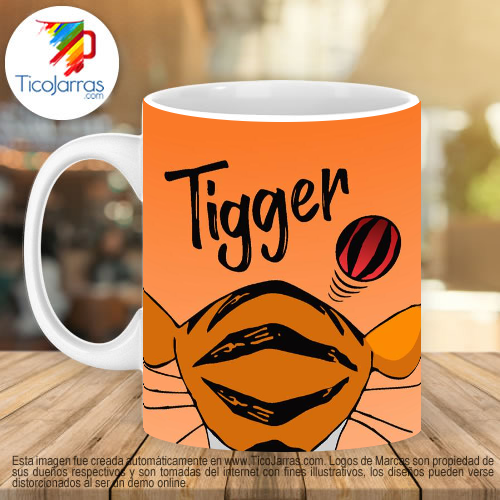 Jarras Personalizadas Tigger Es mejor cuando yo reboto