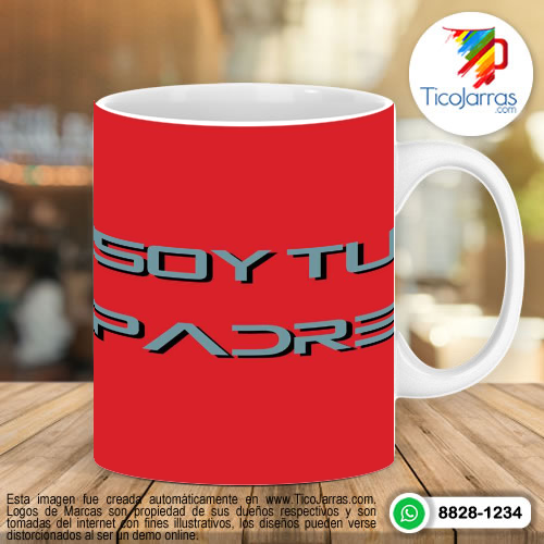 Diseños Personalizadas Soy tu Padre Star Wars