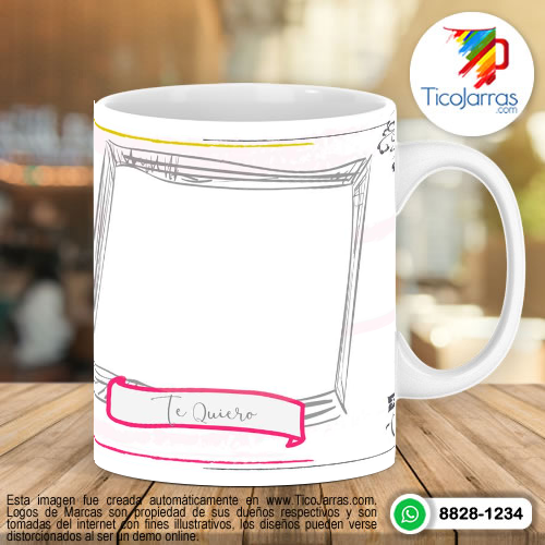 Tazas Personalizadas en Costa Rica Eres mi más bonita casualidad
