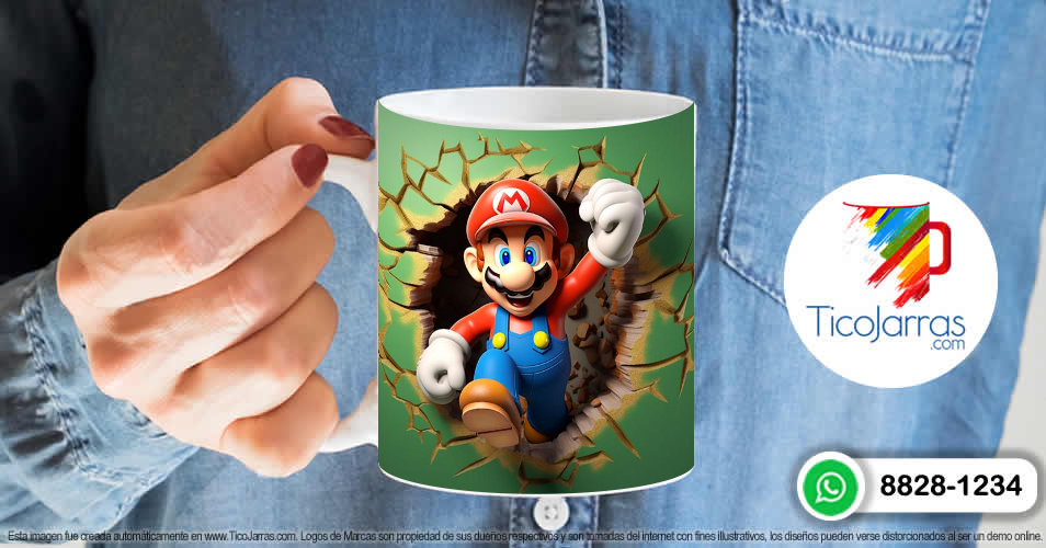 Artículos Personalizados Mario Bros 3D