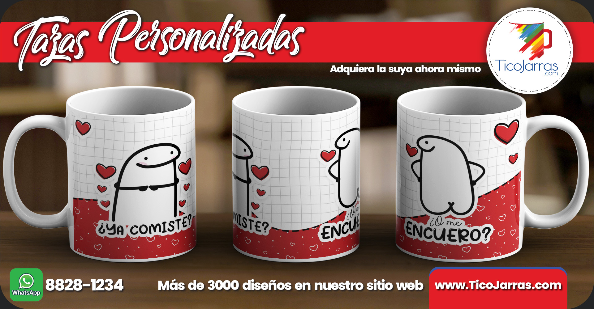 Tazas Personalizadas Ya comiste o me encuero