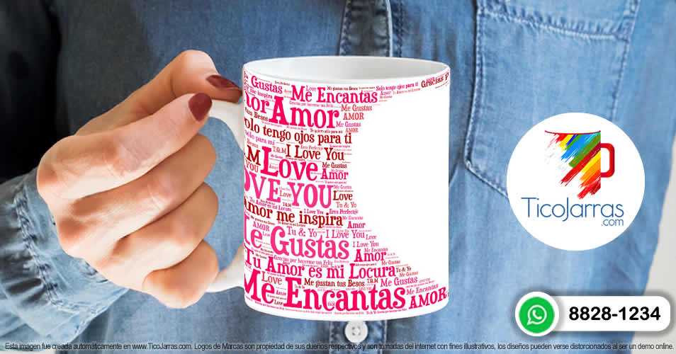 Artículos Personalizados Me encantas I love you con foto