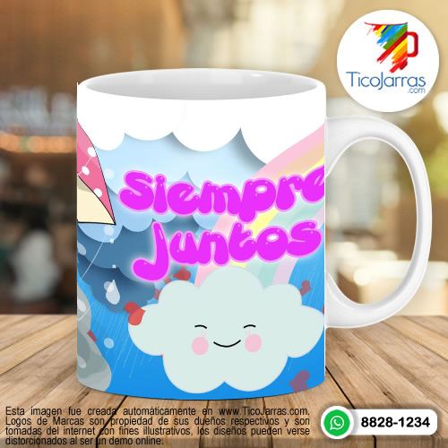 Tazas Personalizadas en Costa Rica Siempre juntos