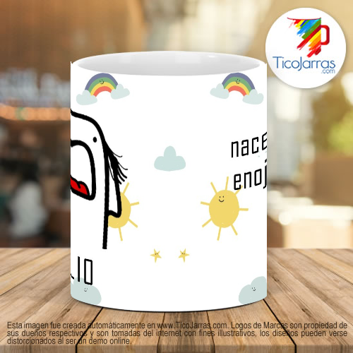 Tazas Personalizadas Julio, nacen los enojones
