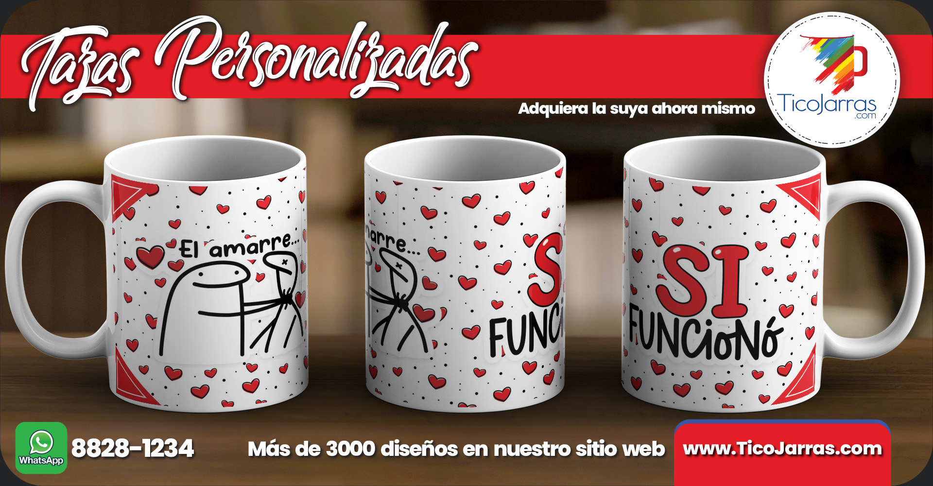 Tazas Personalizadas El amarre... Si funcionó