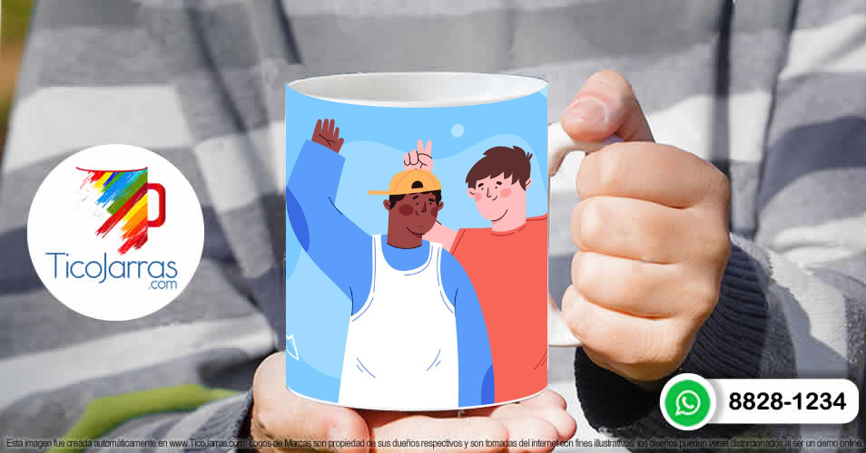 Tazas Personalizadas en Costa Rica Feliz dia de la Amistad