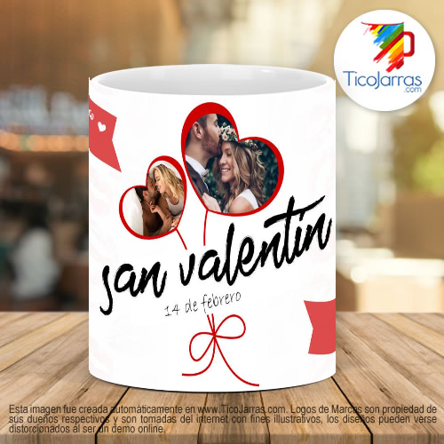 Tazas Personalizadas en Costa Rica San Valentín 14 de Febrero