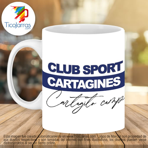 Jarras Personalizadas Cartaguito Campeón Taza del Cartaginés