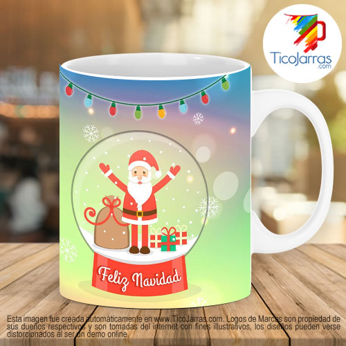 Tazas Personalizadas en Costa Rica Felices Fiestas y prosperidad