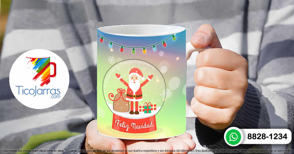 Tazas Personalizadas en Costa Rica Felices Fiestas y prosperidad