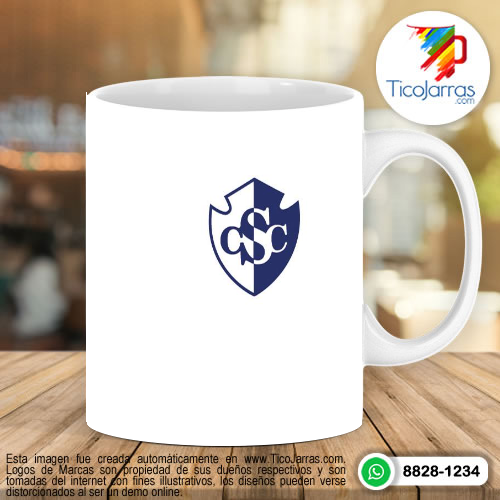 Diseños Personalizadas Taza del Cartaginés, escudo pequeño