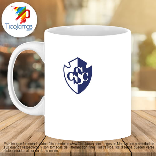 Jarras Personalizadas Taza del Cartaginés, escudo pequeño