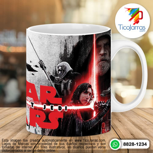 Tazas Personalizadas en Costa Rica The last Jedy Star Wars